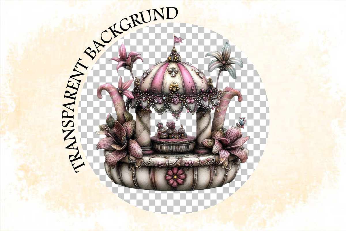 Whimsical Mardi Gras Clipart Bundle., an Illustration by SVGArt (Photo 6 of 7)