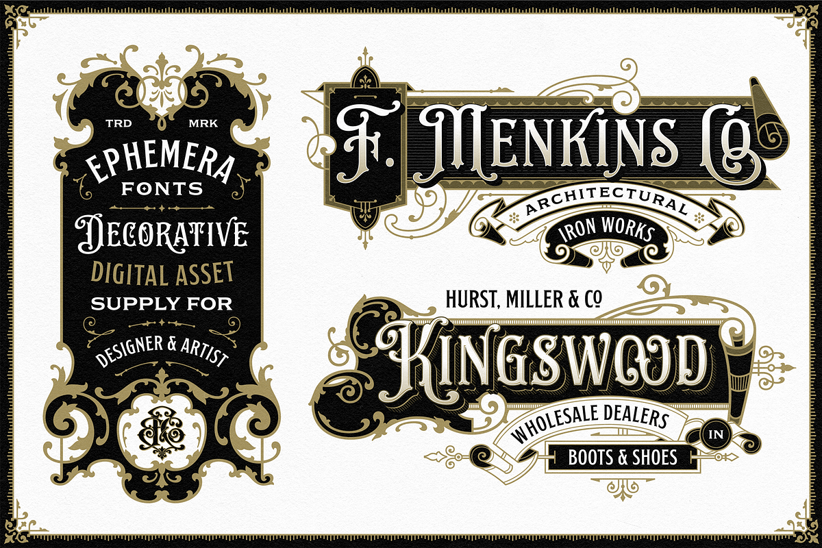 NS Emhericans + Extras, a Serif Font by Novisouldado (Photo 11 of 14)