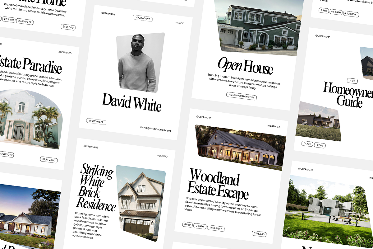 Real Estate Canva Templates, a Social Media Template by Defects (Photo 1 of 3)