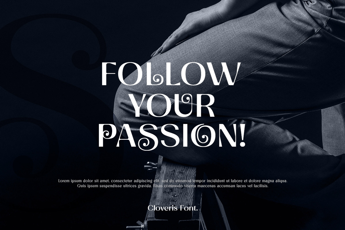 Cloveris - Stylish Sans Serif Font, a Font by Letterhend Studio (Photo 10 of 10)