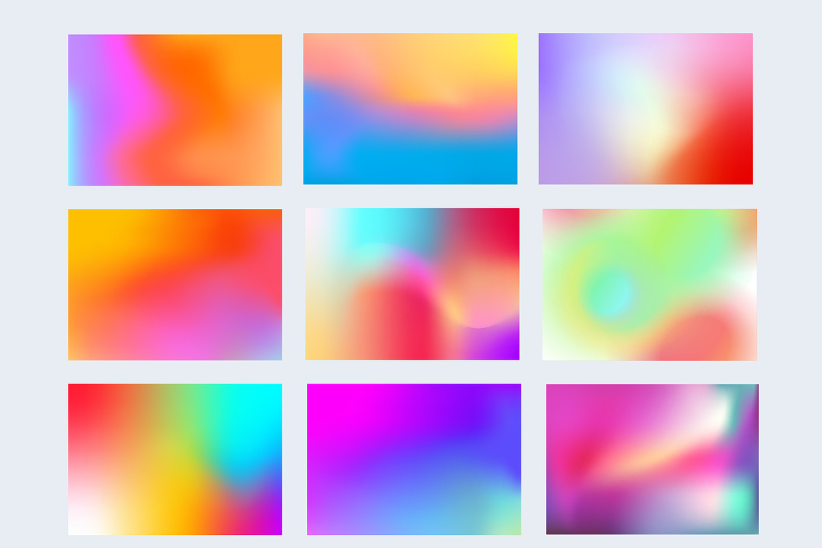 30 gradient backgrounds, 27 blurs, a Texture Graphic by Olesia_ig (Photo 18 of 20)