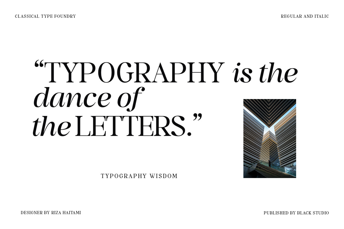 The Serifon Editorial, a Serif Font by Black Studio (Photo 7 of 17)