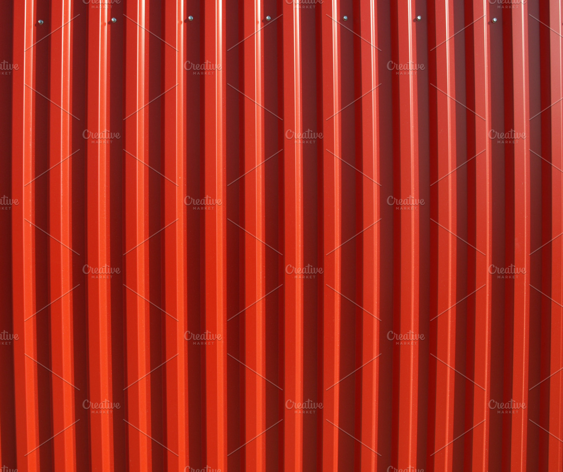 Red corrugated steel stock photo containing corrugated and steel