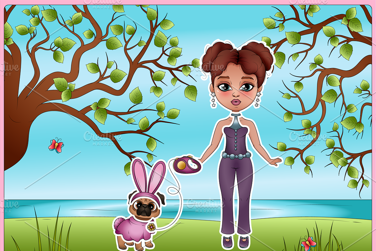 Velcro game for kids Olivia's House, a Brochure Template by MYAFKA (Photo 15 of 15)