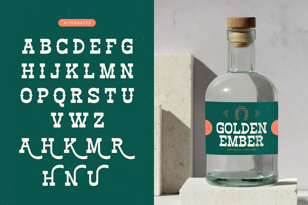 Smoke Grand Western Display Font, a Slab Serif Font by timelesstype.co (Photo 10 of 20)