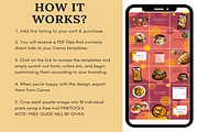 Red Food Instagram Puzzle Template, a Social Media Template by LushBury (Thumbnail 5 of 5)