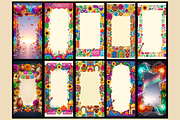 30 Papel Picado Floral Borders, a Background Graphic by SPEED APEX (Thumbnail 3 of 3)