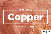 Copper Modern Marble Ink Textures, a Texture Graphic by Fox & Bear (Thumbnail 1 of 5)