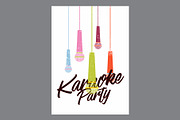 Karaoke Party vector poster set., an Object Illustration by PoPaShop (Thumbnail 5 of 9)