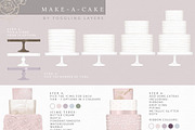 The Stunning Fancy Cake Creator, an Object Graphic by Pretty Little Lines (Thumbnail 2 of 2)