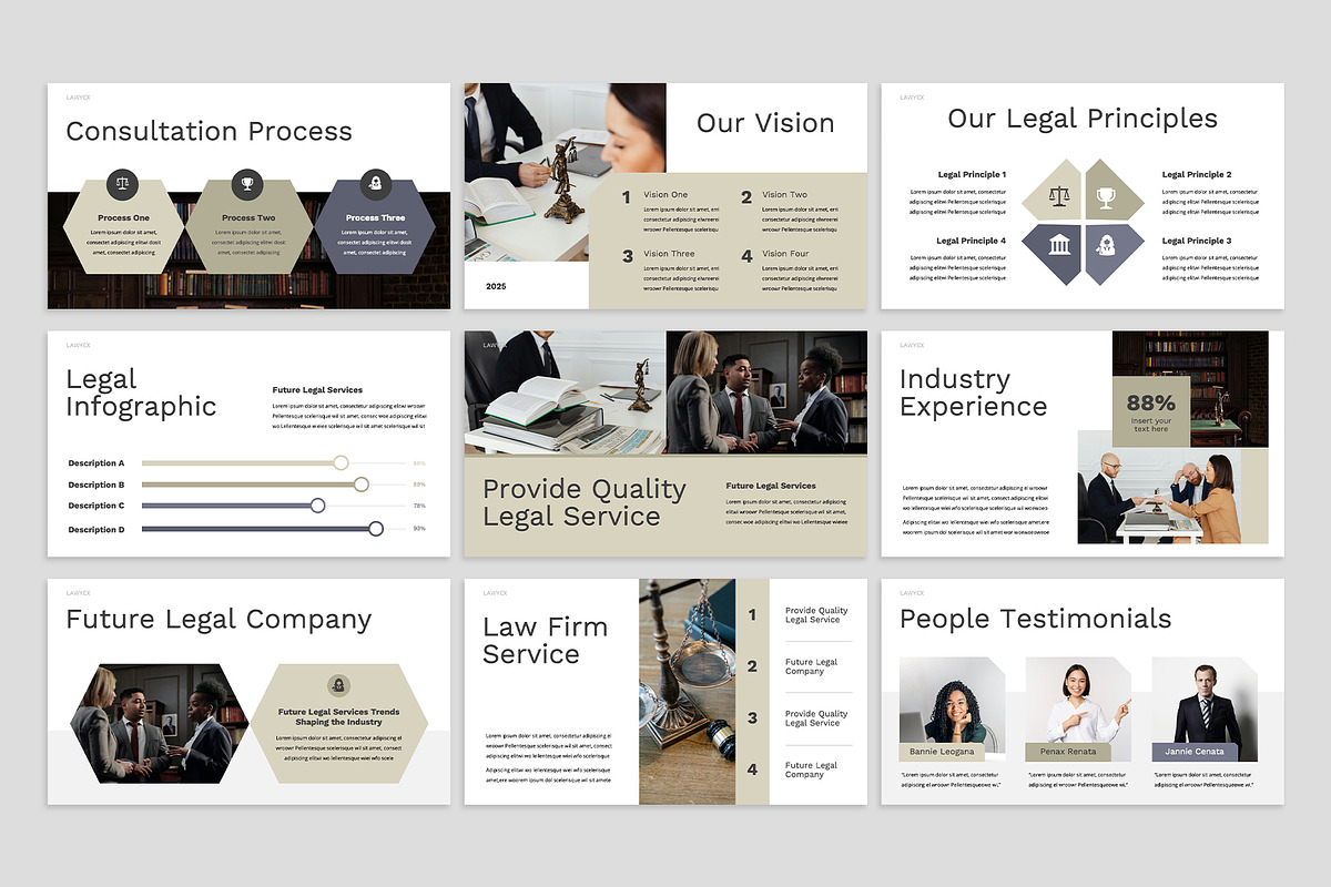 Law Firm Keynote preview 3