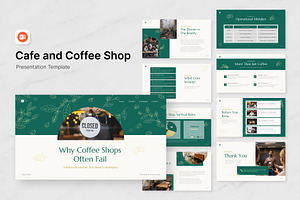 Cafe & Coffee Shop Presentation PPT, a Presentation Template by Antstheme