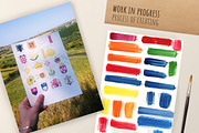 Watercolor European Flags, an Object Graphic by Kitiri Space (Thumbnail 4 of 4)