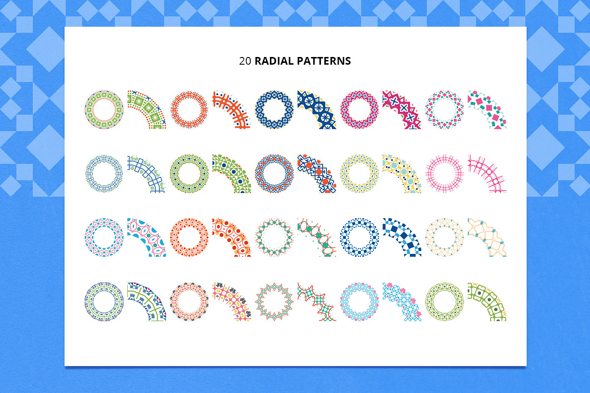 Playful Geometric Pattern Bundle, a Pattern Graphic by Juru Rancang Graphic (Photo 4 of 10)
