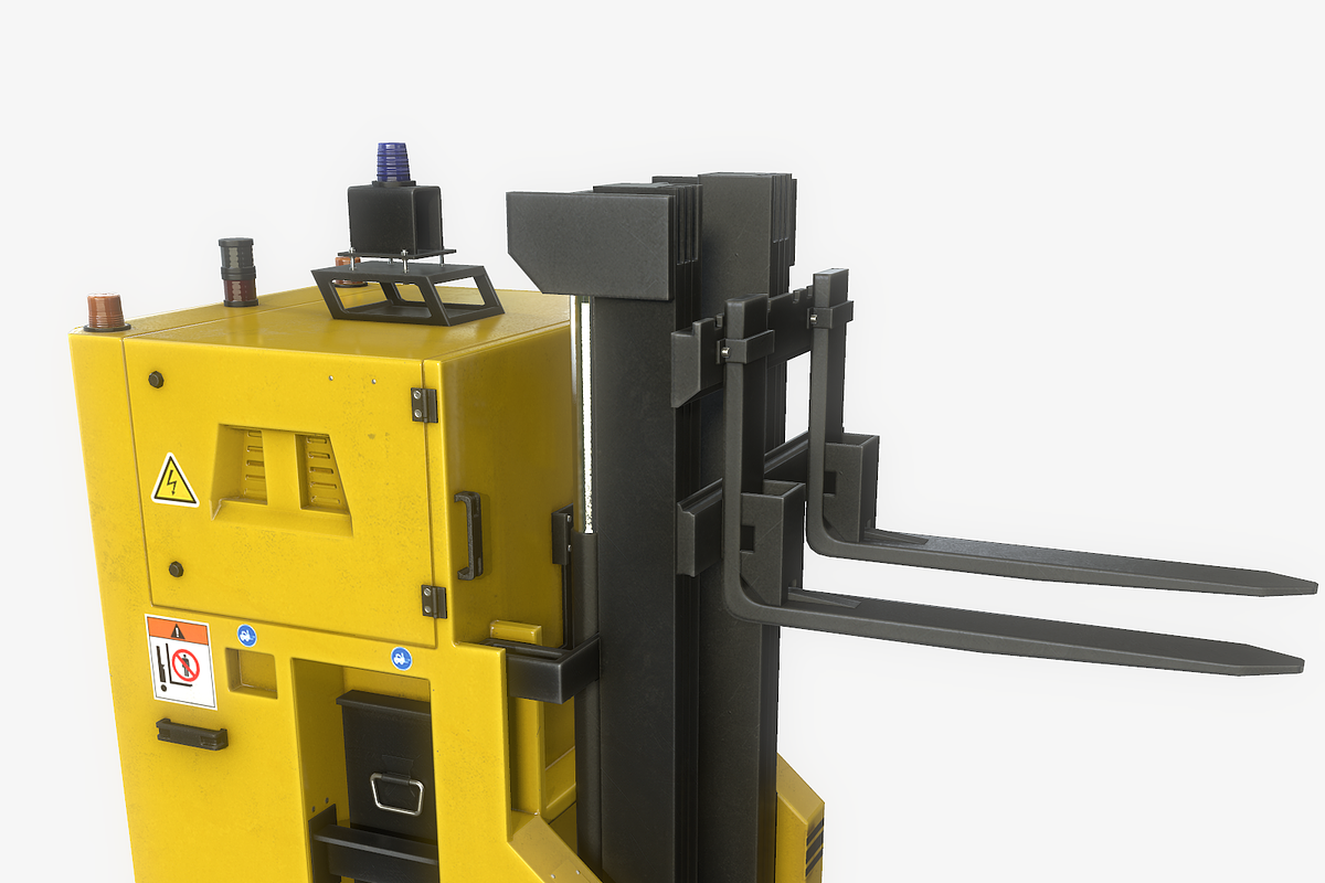 Automated Guided Vehicle, a Cars & Vehicle 3D Model by First Perspective Games (Photo 4 of 5)