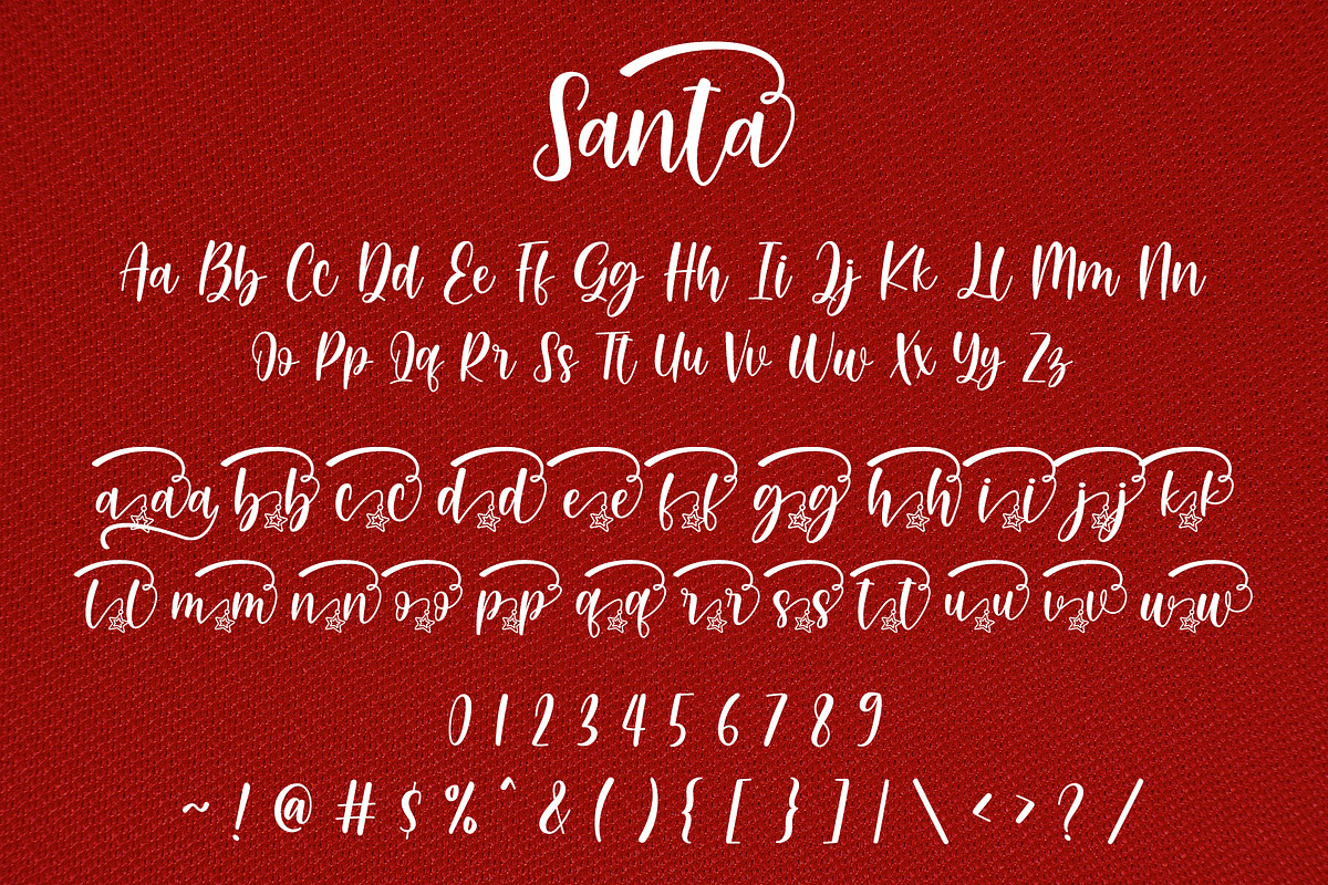 Santa - Elegant Script Font