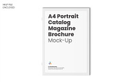 A4 Portrait Magazine Brochure Mockup, a Books & Magazine Mockup by Illusiongraphic (Thumbnail 4 of 28)