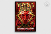 Tribal Music Festival Flyer Template, a Flyer Template by ThatsDesignArt (Thumbnail 1 of 8)
