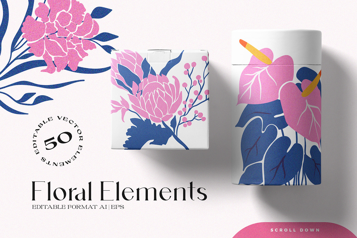 Trendy Flora Logo Kit, a Branding & Logo Template by KetteCreate (Photo 9 of 18)