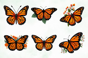 Whimsical Summer Monarch Butterflies, an Animal Illustration by Creative Art (Thumbnail 2 of 8)