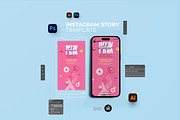 Breast Cancer Bundle Digital, a Social Media Template by Aam360 (Thumbnail 4 of 4)
