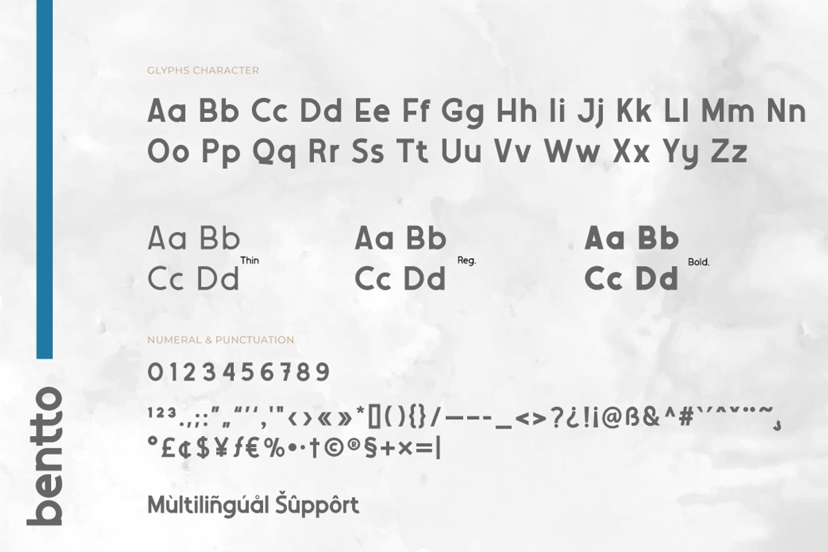 Bentto, a Sans Serif Font by twinstd (Photo 8 of 11)