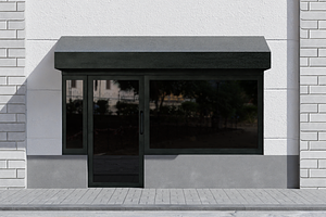 Clean frontstore 3D Model, an Object 3D Model by Dudukbersama