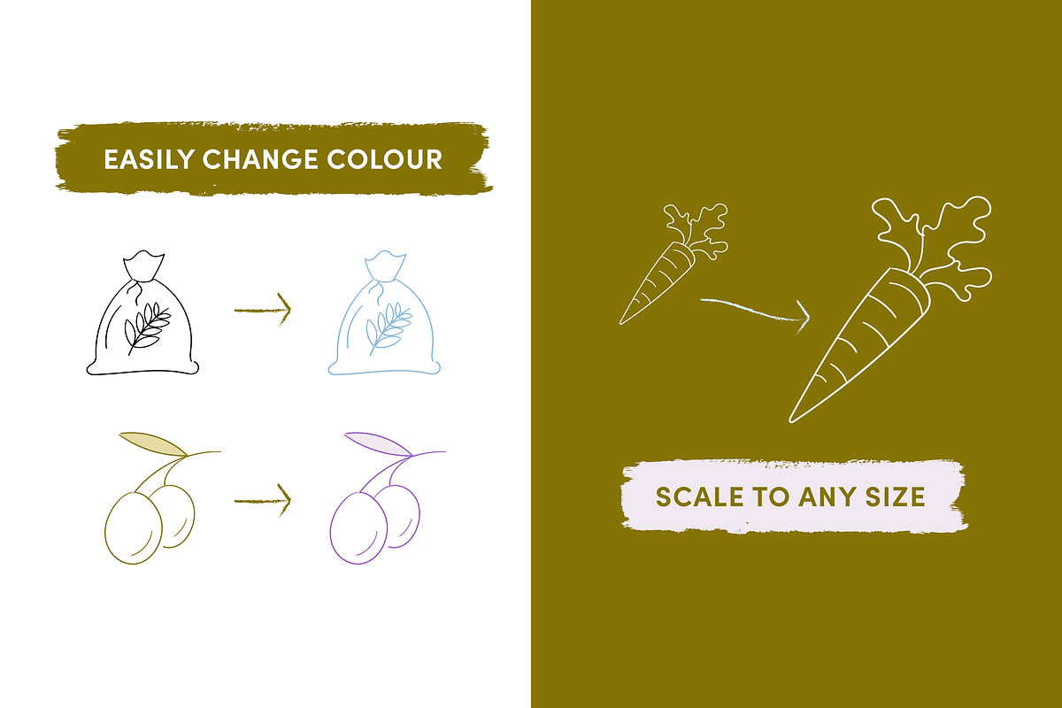 Farming & Agriculture Icons, an Outline Icon by Caroline Mackay (Photo 6 of 10)
