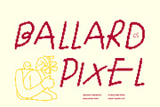 CS Ballard Pixel, a Handwritten Font by Craft Supply Co. (Thumbnail 1 of 8)