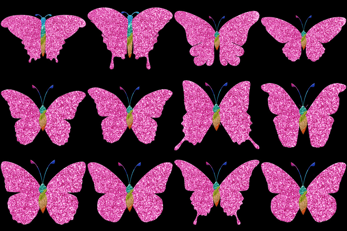 Glitter Butterfly Clipart Png, an Animal Illustration by Forhadx5 (Photo 3 of 8)