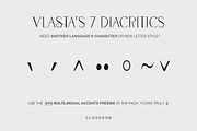 Vlasta Minimal Modern Sans Display, a Sans Serif Font by Cloverons (Thumbnail 13 of 14)