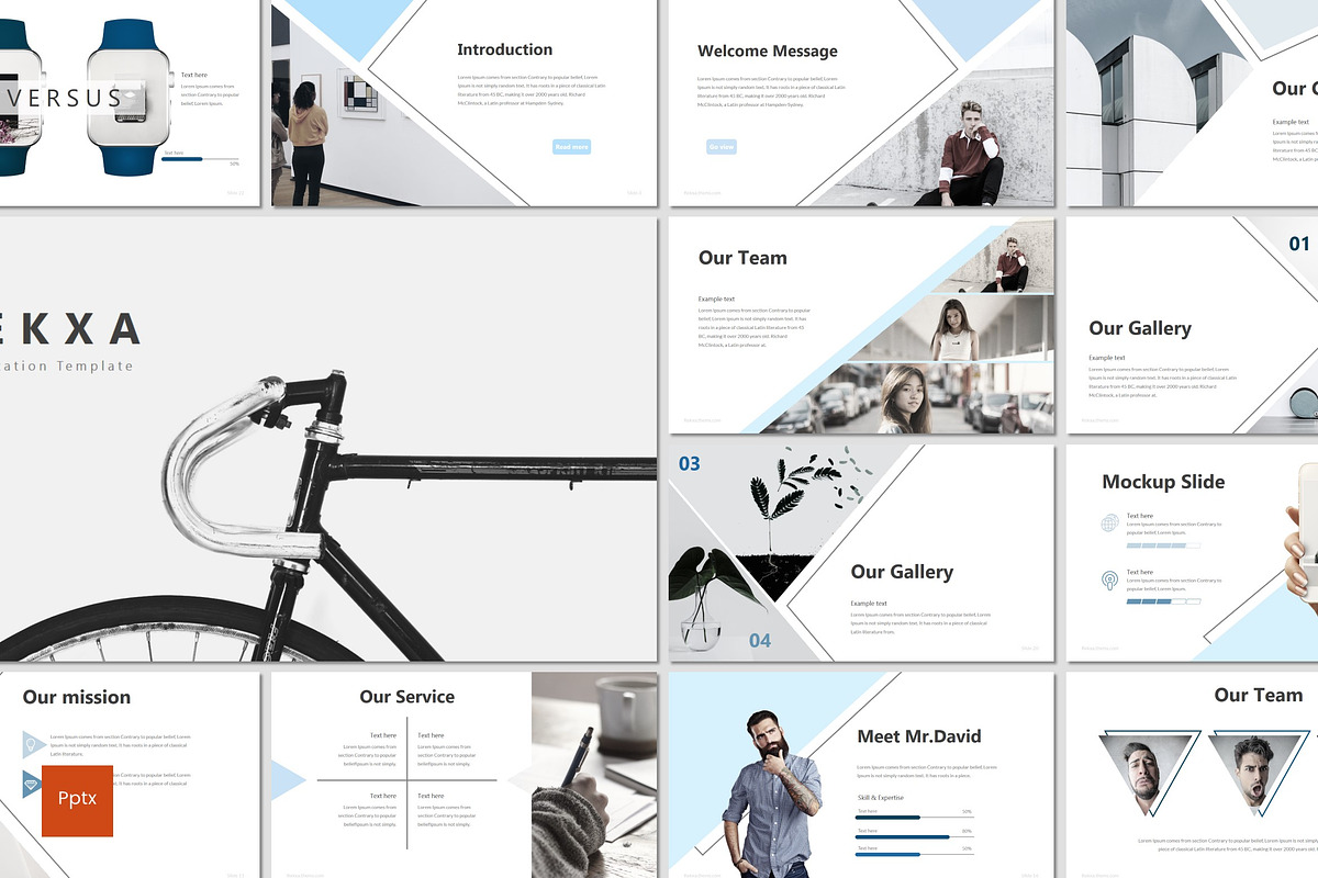 Rekxa - Powerpoint Template, a Presentation Template by inspirasign