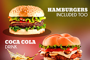 Burger Fast Food Flyer Restaurant, a Flyer Template by Graphicfy Templates (Thumbnail 3 of 5)