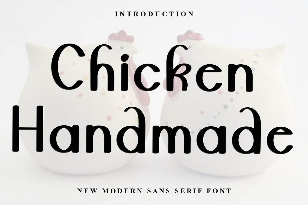 Chicken Handmade, a Script Font by InermediaSTUDIO (Photo 1 of 7)