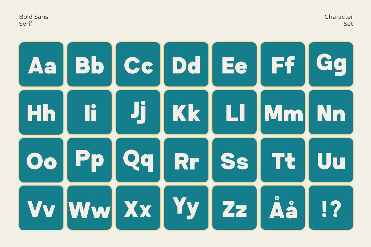 Galcio - Modern Bold Sans Serif Font, a Sans Serif Font by Say Studio (Photo 8 of 10)