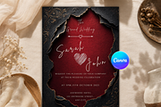 Red Torn Paper Wedding Invitation, an Invitation Template by InvitingStorys (Thumbnail 1 of 12)