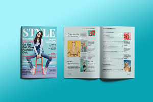 Fashion Magazne Layout Template