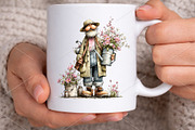 Whimsical Grandpa Clipart Bundle, a Seasonal Illustration by Canvas Craft (Thumbnail 4 of 4)
