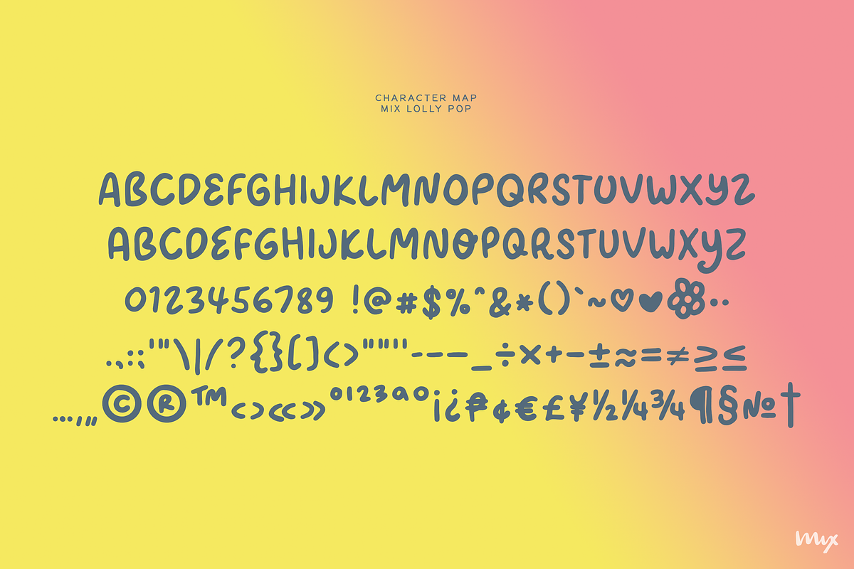 Lolly Pop - A Sweet Doodle Font Duo, a Handwritten Font by Mix Fonts (Photo 2 of 5)