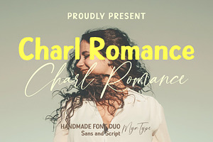 Charl Romance - Handdrawn Font Duo
