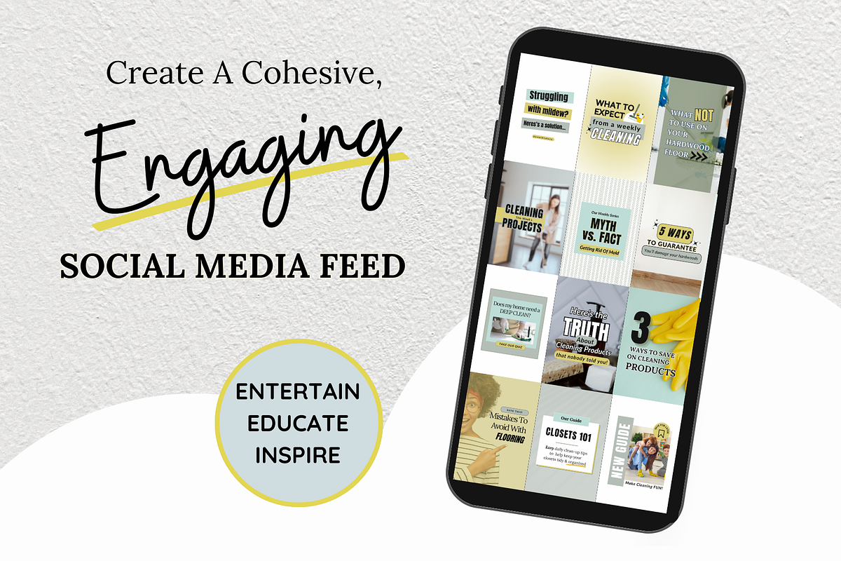 Home Cleaning Reel Covers, a Social Media Template by gooddogcreativeco (Photo 7 of 9)