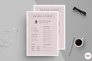 Purple Elegant Resume, a Resume Template by Emaholic Template (Thumbnail 3 of 5)