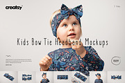Kids Bow Style Headband Mockup Set, a Merchandise Mockup by creatsy5 (Thumbnail 1 of 13)