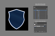 Shield Label Badge Vector Illustrati, an Object Graphic by DesignerCandies (Thumbnail 5 of 6)