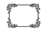 Floral Decorative Frame Vector Bundl, an Illustration by musafir_fashion (Thumbnail 44 of 51)