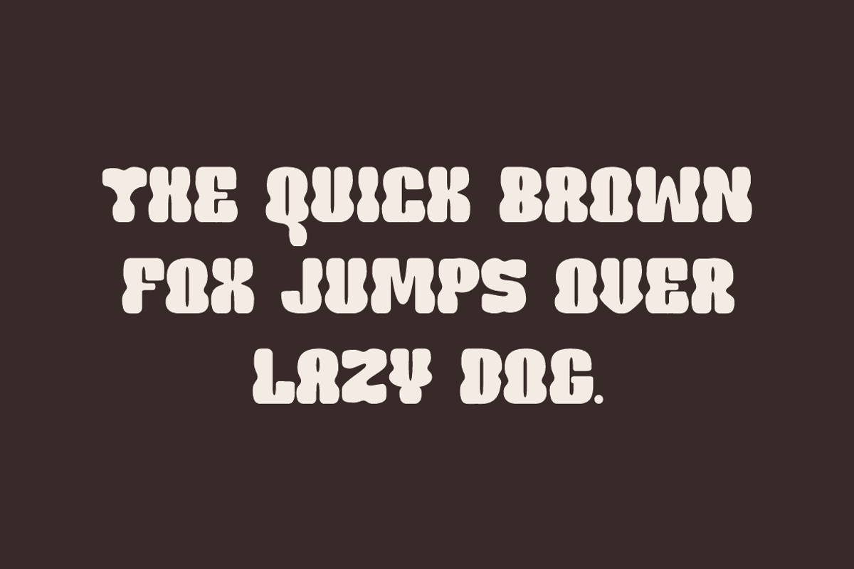 Vibes Bloze - Groovy Font, a Sans Serif Font by Iqsiart Studio (Photo 8 of 10)