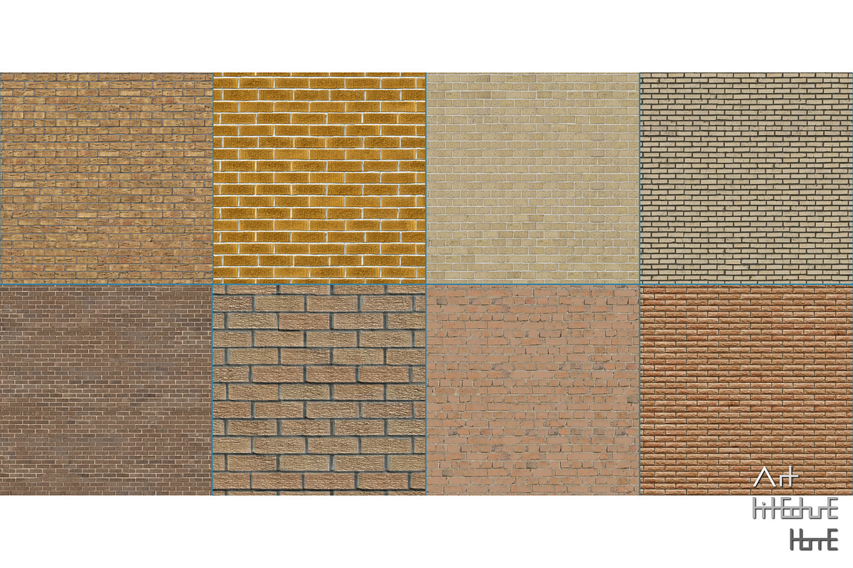 Seamless Coffee Color Brick Textures, a Texture Graphic by Arthitecture Home (Photo 4 of 11)