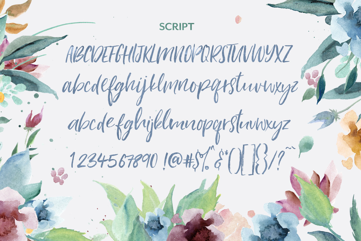 Loving Saskia Font & Graphics Bundle preview 6