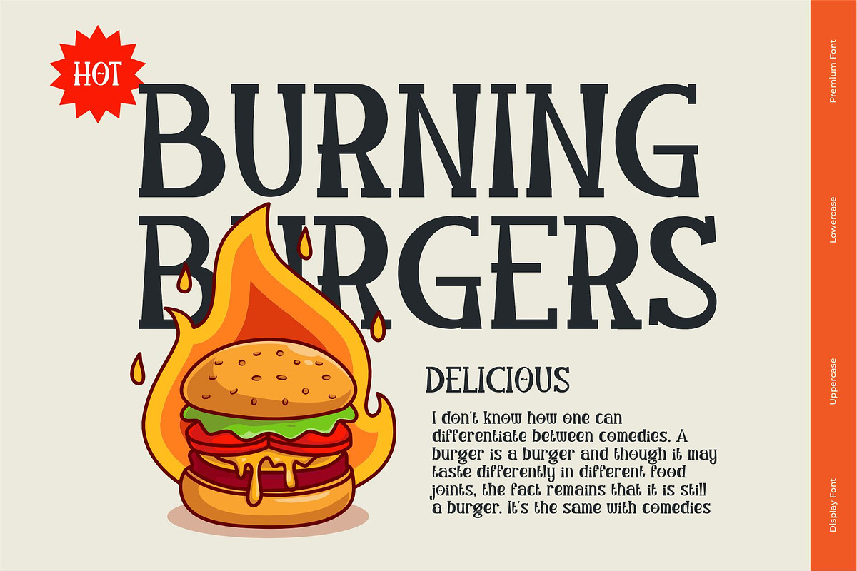 Newtrow Epidents || Display Font, a Serif Font by Idea Studio (Photo 2 of 5)