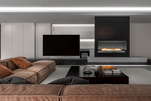 Modern Luxury: Open Concept Interior, an Architecture Photo by Pozitivo
